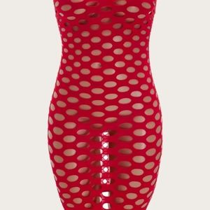 BNWT hollowed out strapless dress plus